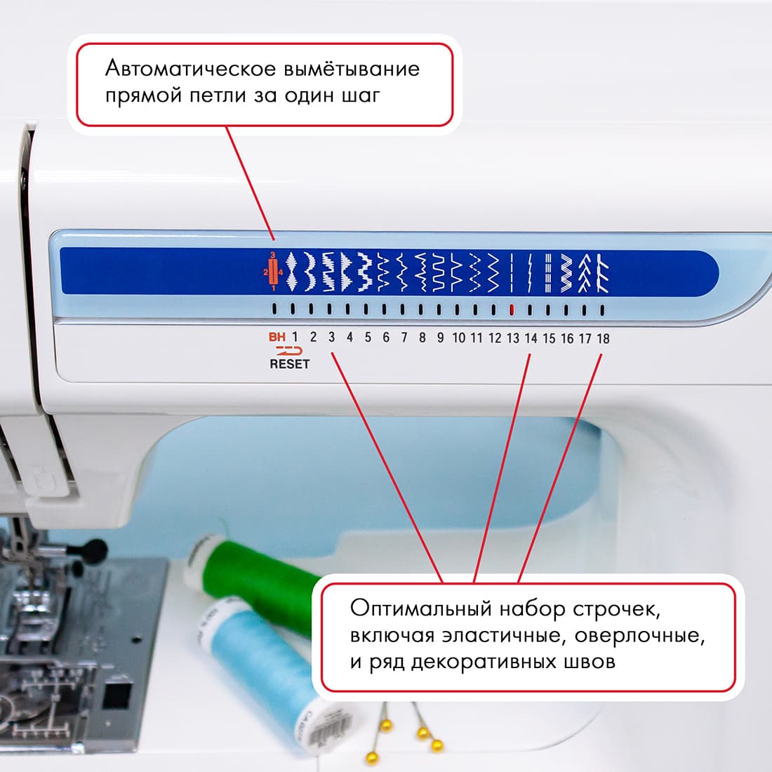 Электромеханическая швейная машина Janome My Excel 1221 - №3