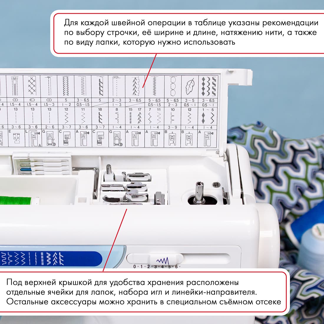 Электромеханическая швейная машина Janome My Excel 1221 - №5