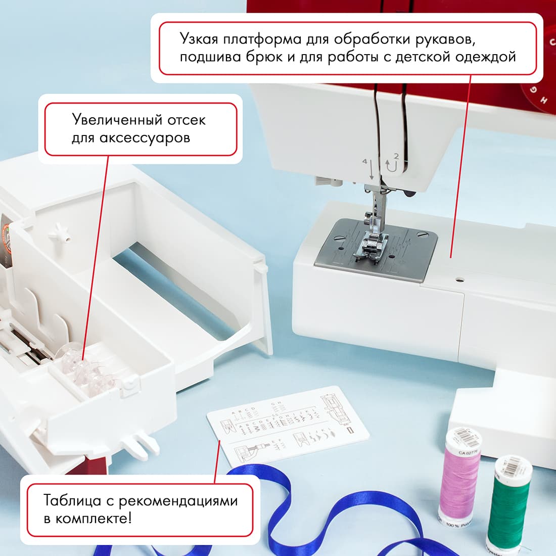 Электромеханическая швейная машина Janome 1522RD - №9