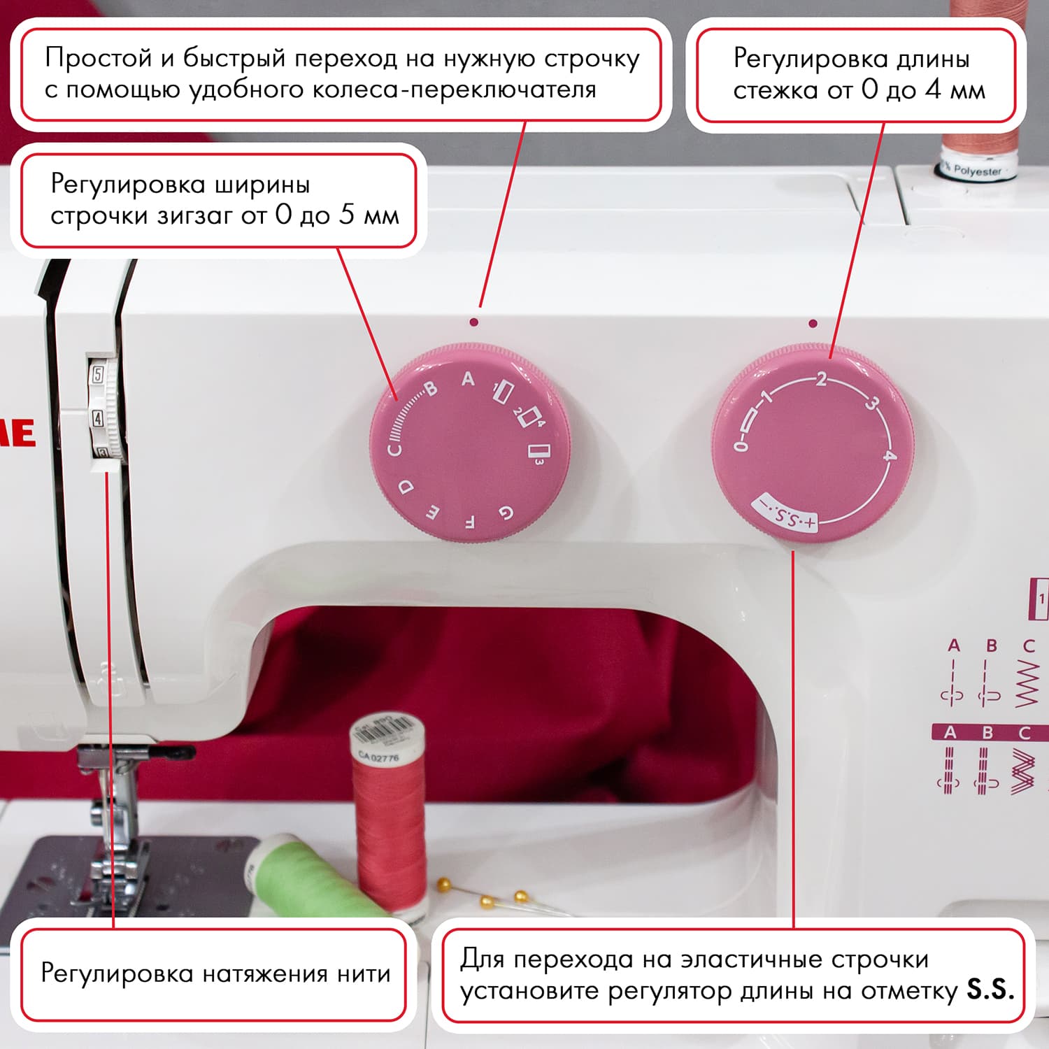 Электромеханическая швейная машина Janome 311PG - №3