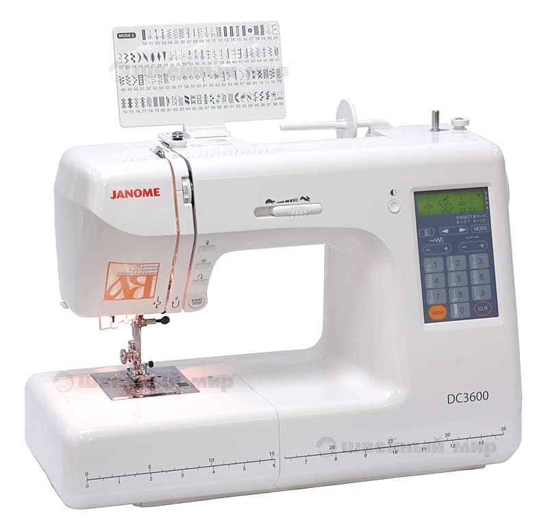 Швейная машина с микропроцессорным управлением Janome DC 3600 - №3