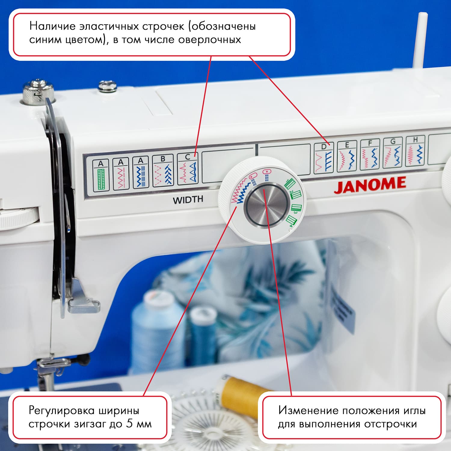 Электромеханическая швейная машина Janome 394HD (Уценка) - №3