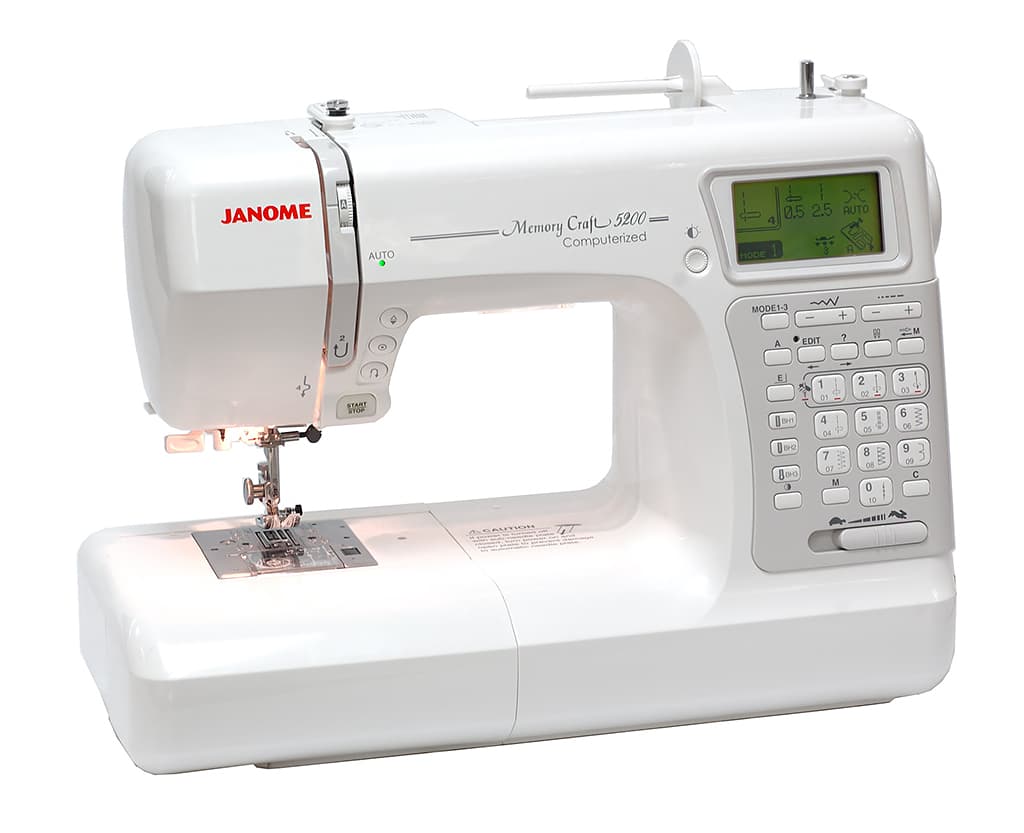 Швейная машина с микропроцессорным управлением Janome Memory Craft 5200
