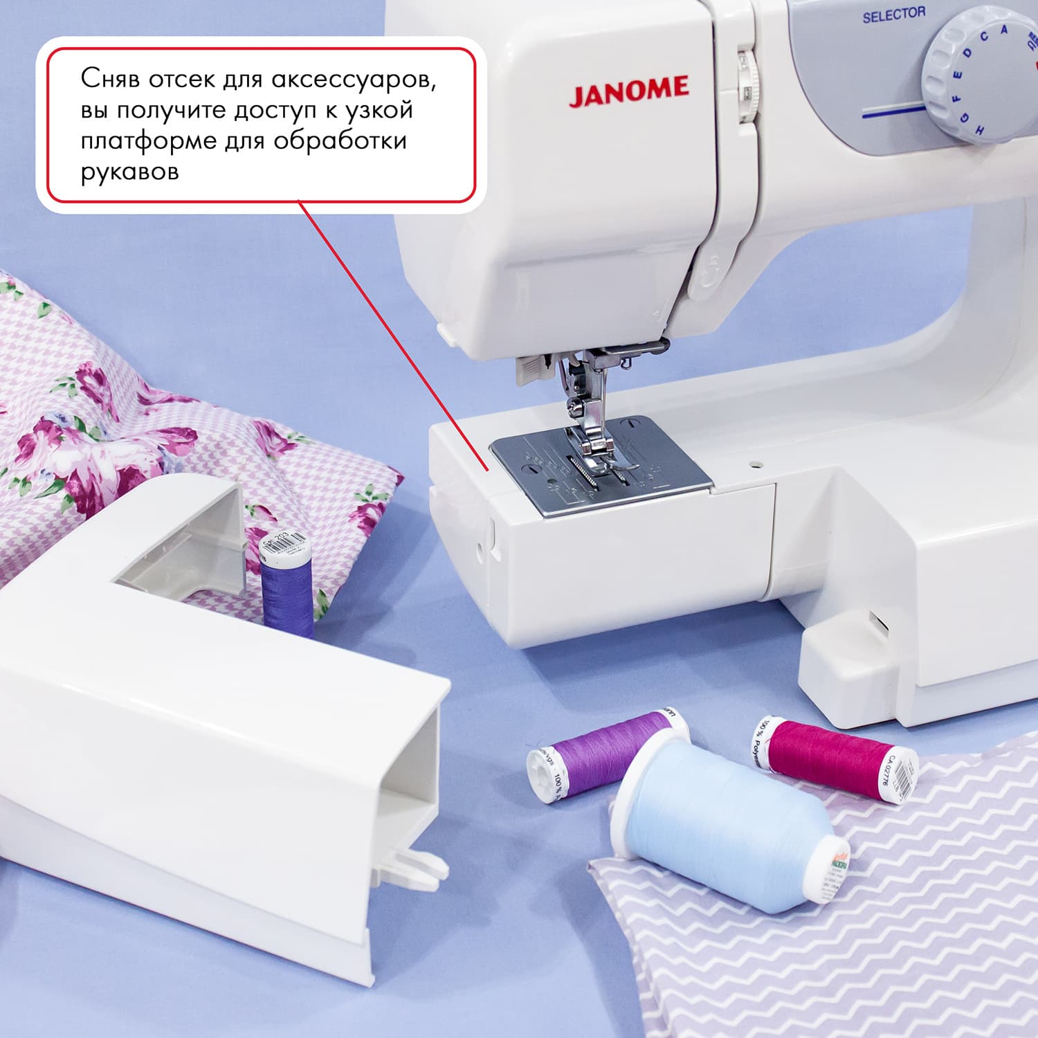 Электромеханическая швейная машина Janome EL 545s - №7