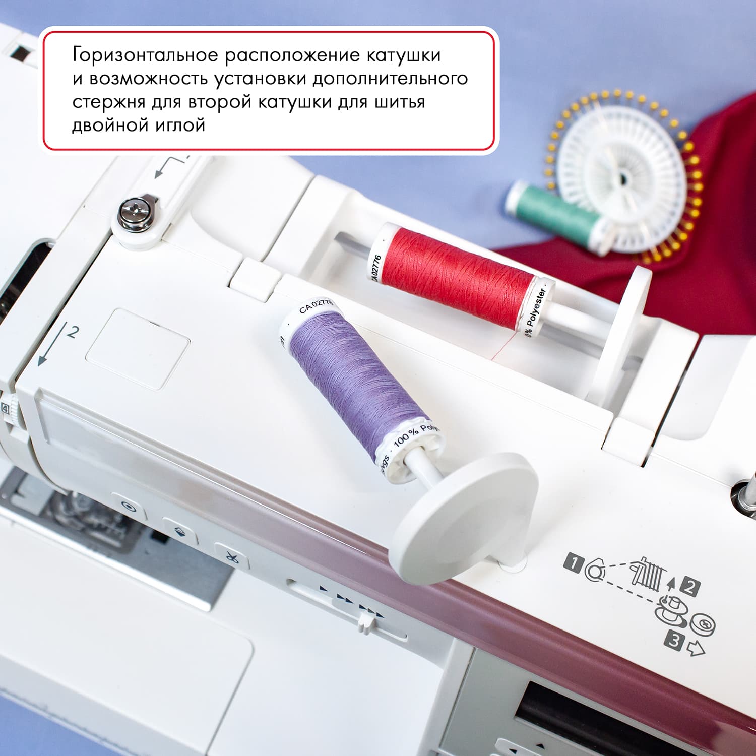 Швейная машина с микропроцессорным управлением Janome Sewist 740DC - №6