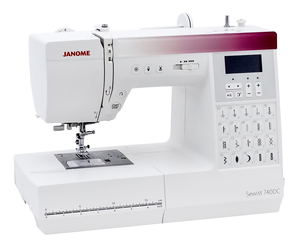 Швейная машина с микропроцессорным управлением Janome Sewist 740DC