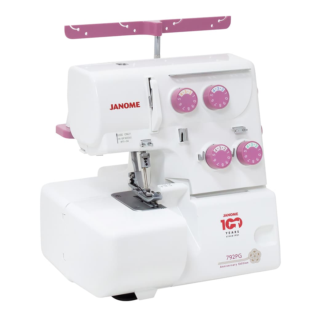 4-x (3-x) - ниточный оверлок Janome 792PG Anniversary Edition