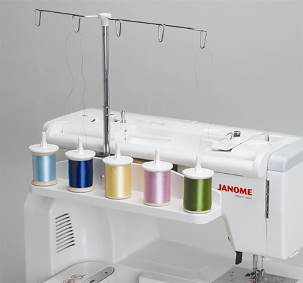 Стойка на пять катушек для Janome Memory Craft 550E, 500E, 9900, 12000, 15000