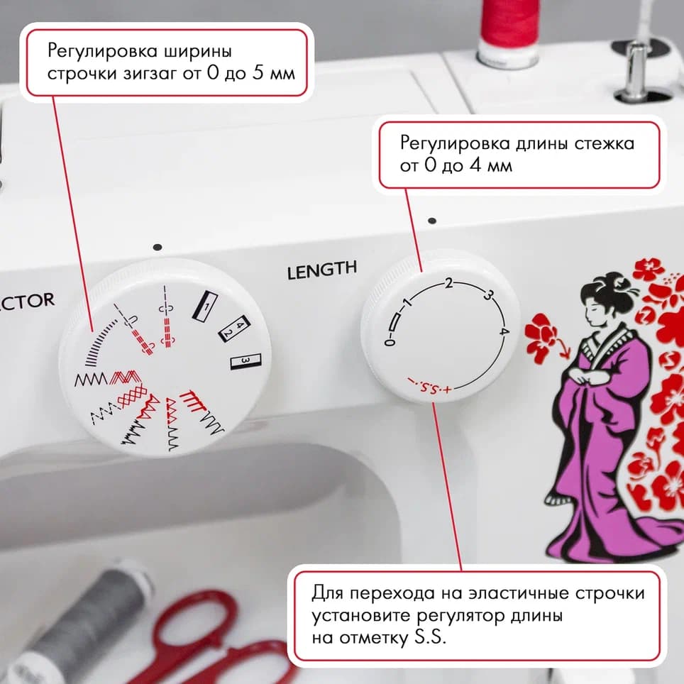 Электромеханическая швейная машина Janome Ami 10 - №2