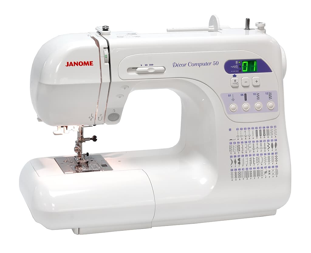 Швейная машина с микропроцессорным управлением Janome DC50