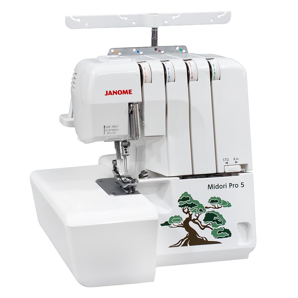 4-x (3, 2-x) - ниточный оверлок Janome Midori Pro 5