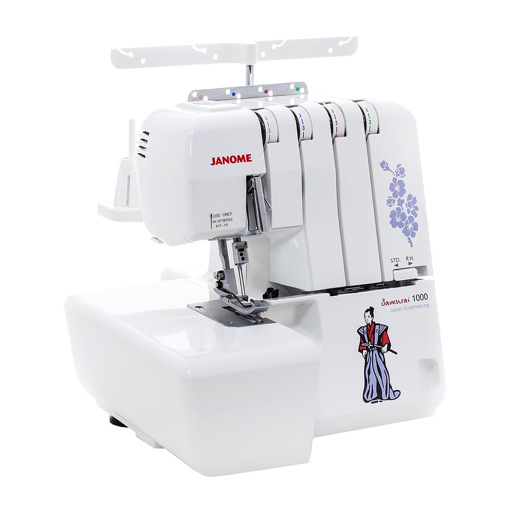 4-x (3, 2-x) - ниточный оверлок Janome Samurai 1000