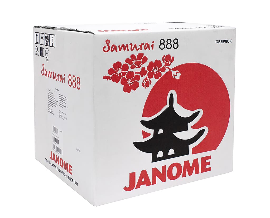 4-x (3-x) - ниточный оверлок Janome Samurai 888 - №6