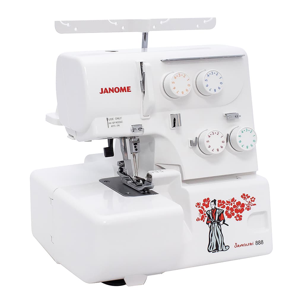 4-x (3-x) - ниточный оверлок Janome Samurai 888