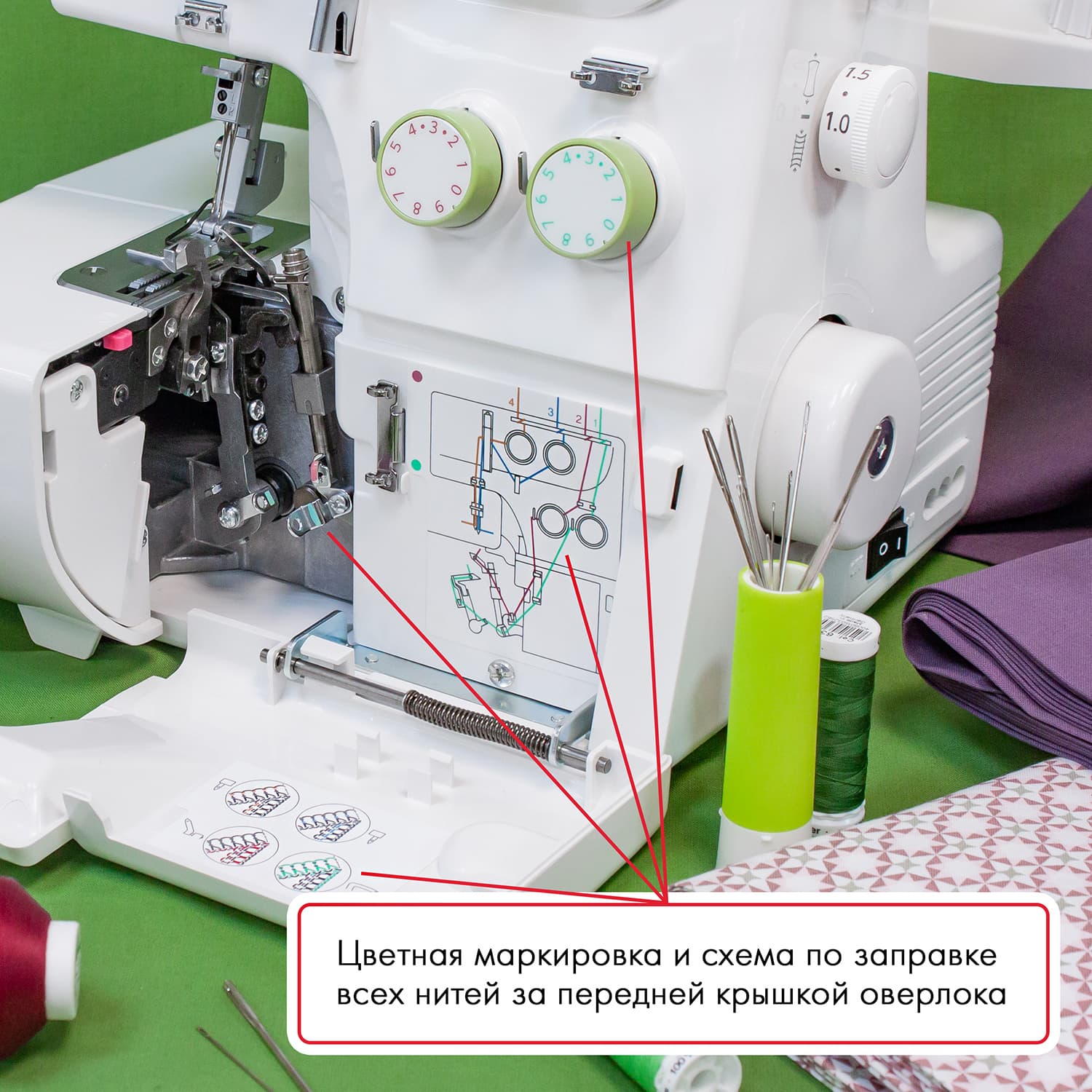 4-x (3-x) - ниточный оверлок Janome T-72 - №4