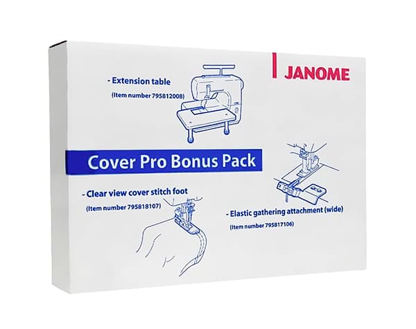 Набор лапок и расширительный столик для Janome CoverPro