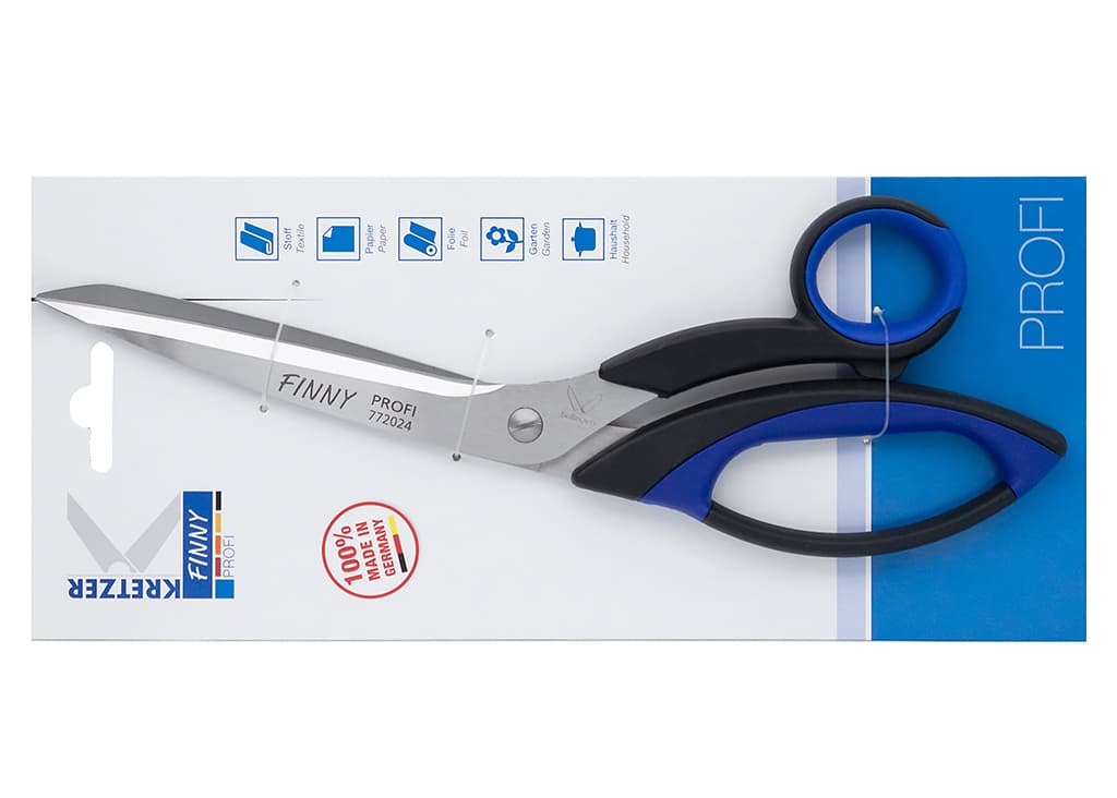 Ножницы Kretzer Finny PROFI 24 см раскройные для средних тканей - №1
