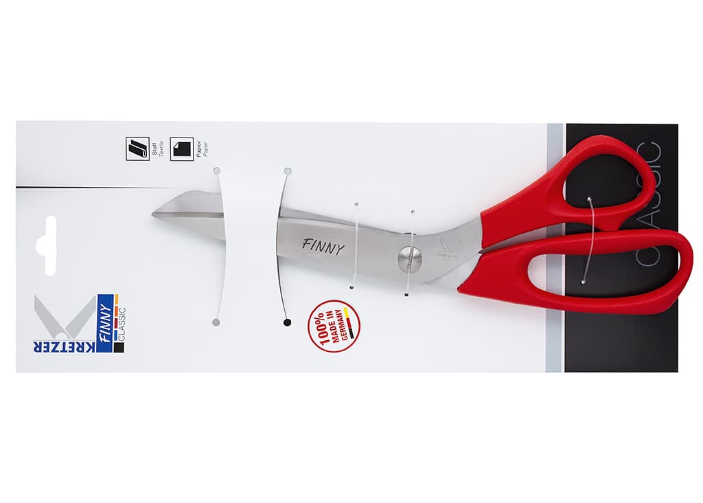 Ножницы Kretzer Finny CLASSIC 25 см раскройные для тяжелых тканей - №1