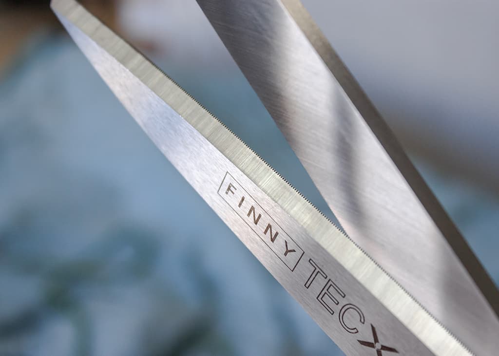 Ножницы FINNY Tec X 31 см усиленные для стекловолокна и карбона, одно зубчатое лезвие - №3