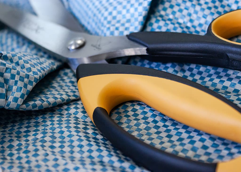 Ножницы FINNY Tec X 31 см усиленные для стекловолокна и карбона, одно зубчатое лезвие - №5