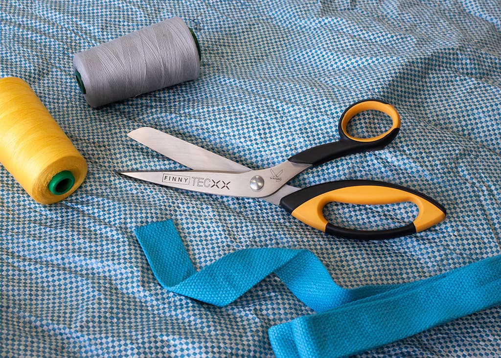 Ножницы FINNY Tec X 28 см усиленные для кевлара и стекловолокна, два зубчатых лезвия - №2