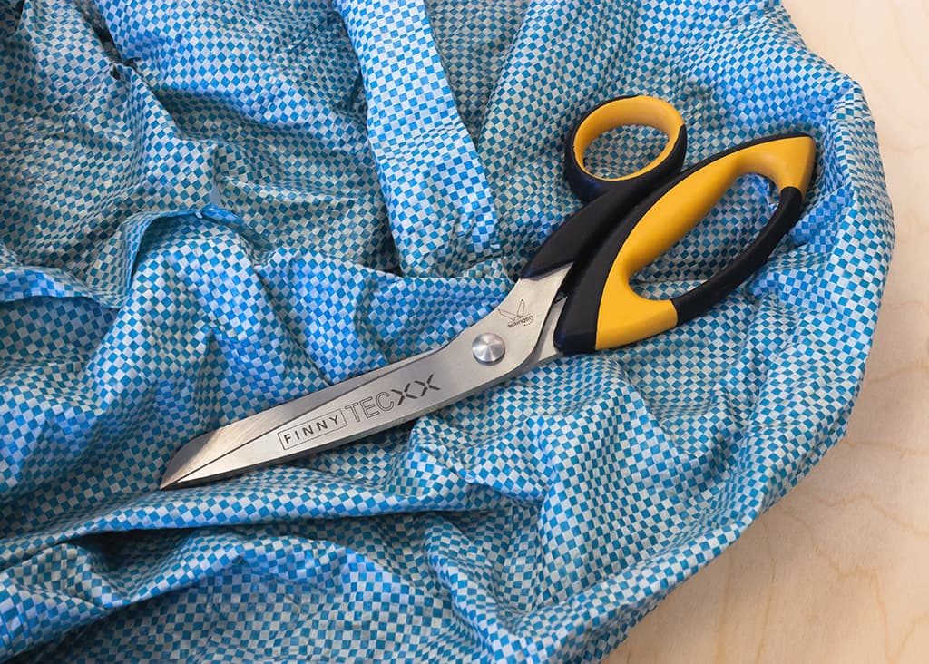 Ножницы FINNY Tec X 28 см усиленные для кевлара и стекловолокна, два зубчатых лезвия - №3