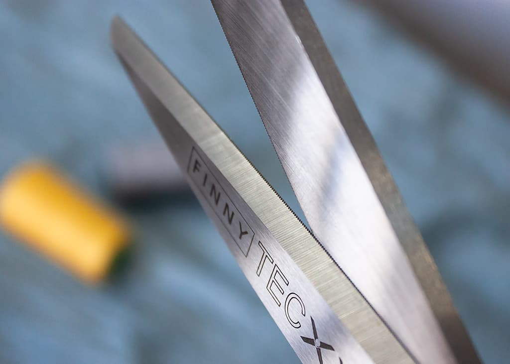 Ножницы FINNY Tec X 28 см усиленные для кевлара и стекловолокна, два зубчатых лезвия - №4