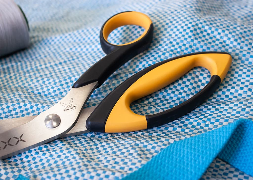 Ножницы FINNY Tec X 28 см усиленные для кевлара и стекловолокна, два зубчатых лезвия - №6