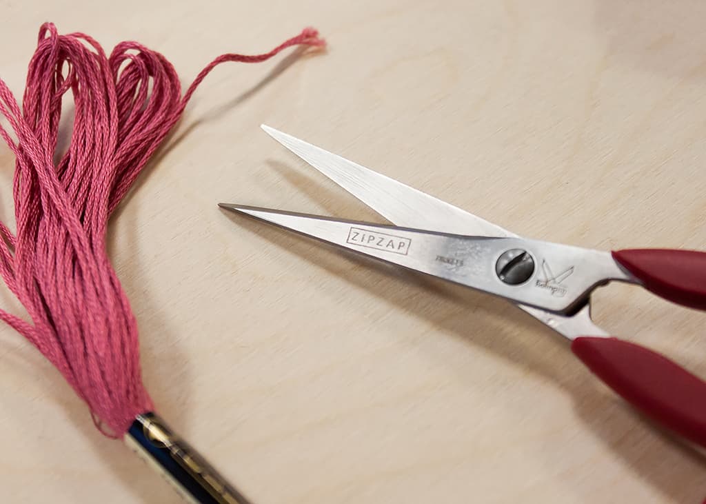 Ножницы Kretzer Finny HOBBY 13 см прямые заостренные для вырезания мелких деталей из ткани - №4