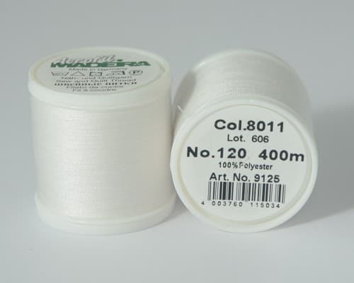 Madeira Aerofil №120 400м цвет 8011 натуральный белый