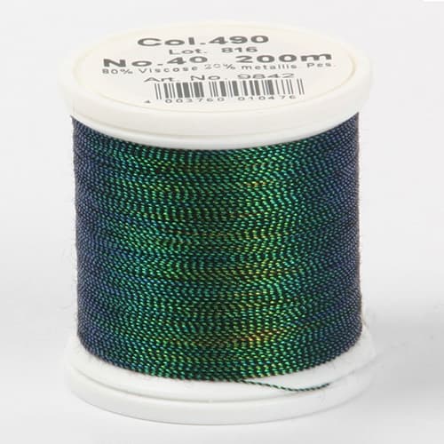 Madeira Metallic №40 200м цвет 490