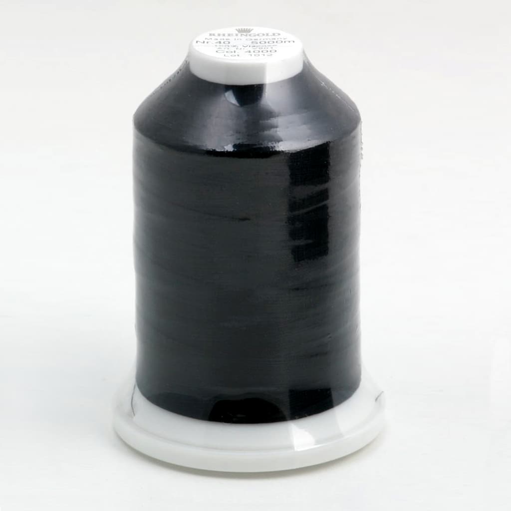 Madeira Rheingold Rayon №40 5000м цвет 4000 (черный)