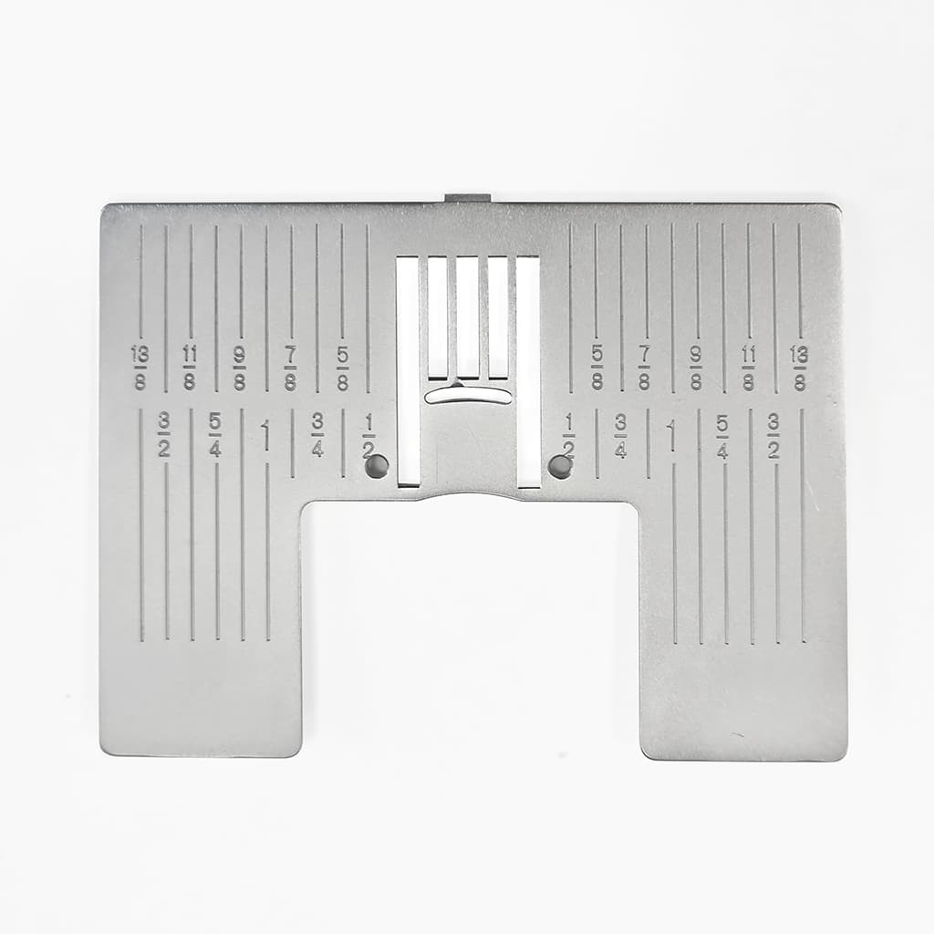 Игольная пластина Pfaff для зигзага с разметкой в дюймах