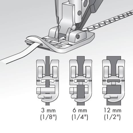 Лапка для нашивания декоративной ленты IDT - №1