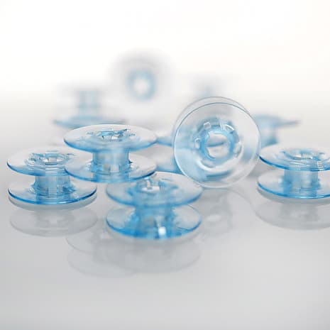 Шпульки. 10 шт голубые