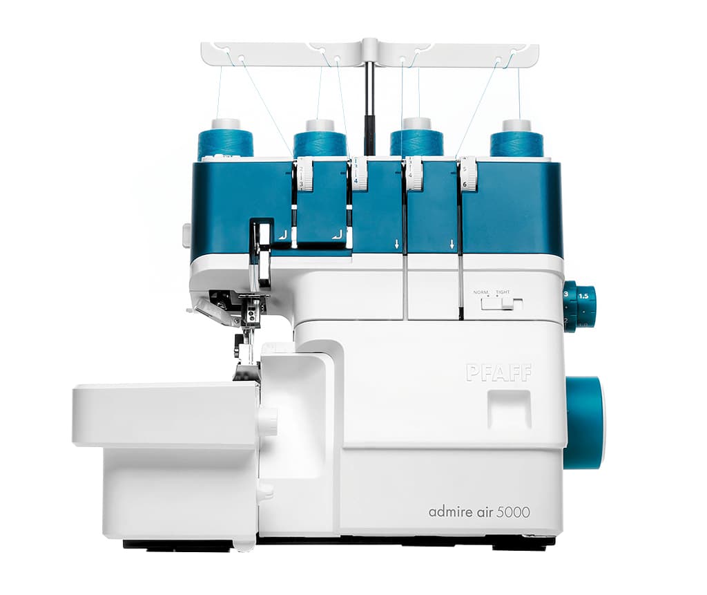 4-x (3, 2-x) - ниточный оверлок с пневматической заправкой Pfaff Admire Air 5000