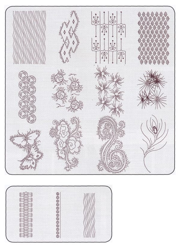 820701-096 Pfaff 421: Candlewicking Charm - №1