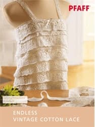 820704-096 Pfaff 424: Endless Vintage Cotton Lace
