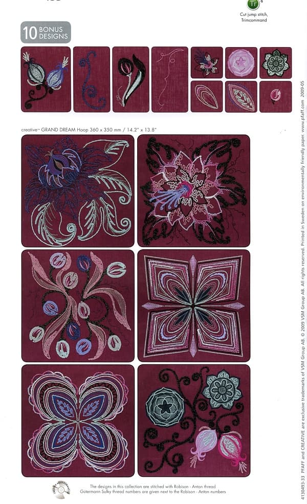 820716-096 Pfaff 433: Grand Dream Yarn - Special Techniques - №1