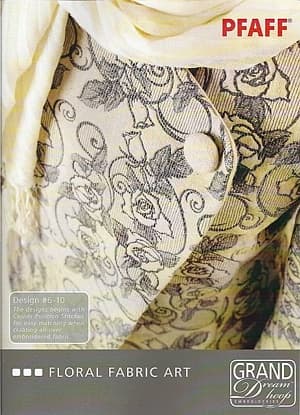 820717-096 Pfaff 434: Floral Fabric Art