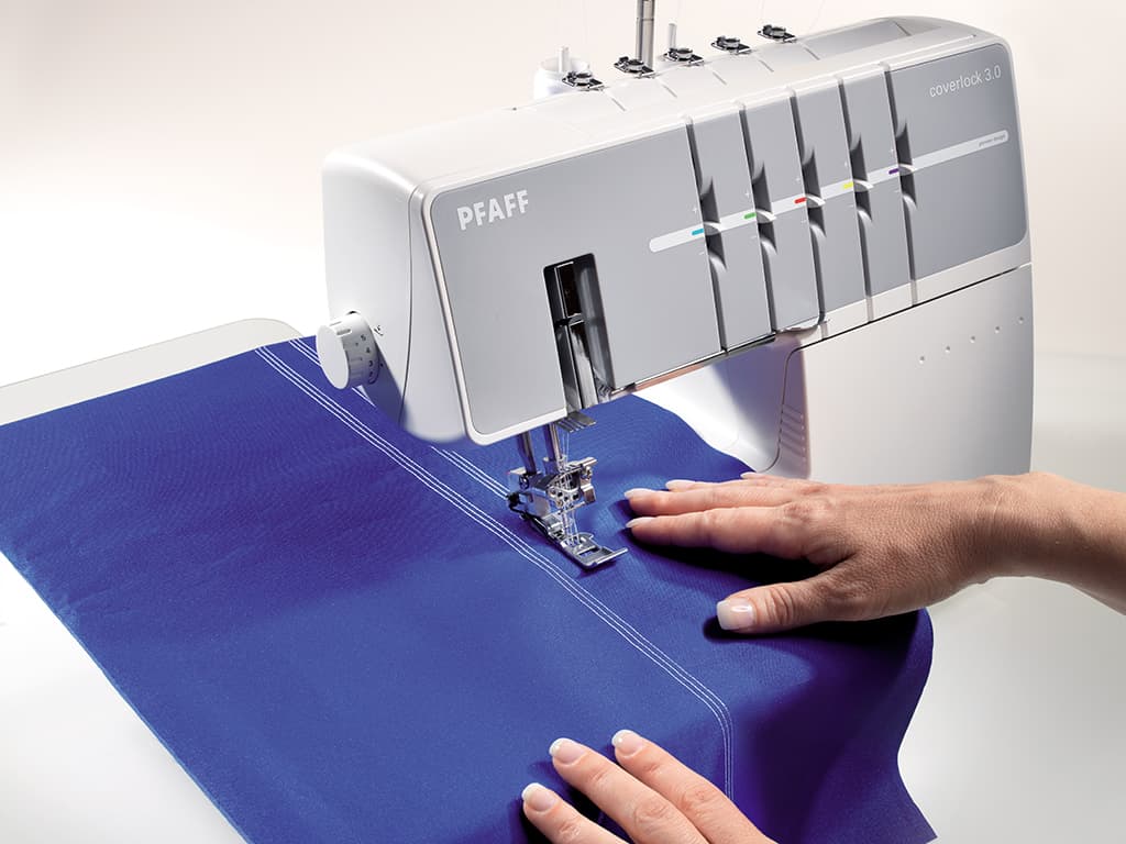 5-ти (4, 3, 2-x) - ниточный оверлок + 3-х игольная 4-х ниточная плоскошовная машина (коверлок) Pfaff Coverlock 3.0 - №1