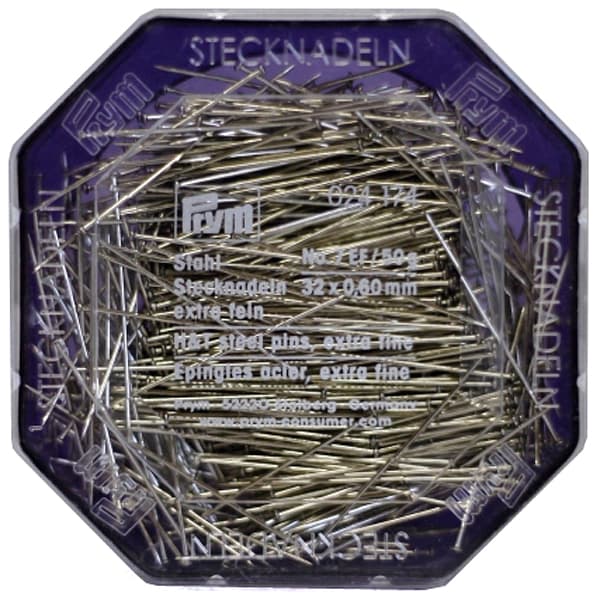 Булавки-гвоздики 32х0,6мм в коробке 50г