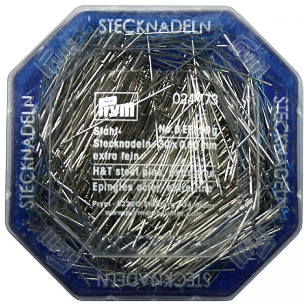 Булавки-гвоздики 34х0,6мм в коробке 50г