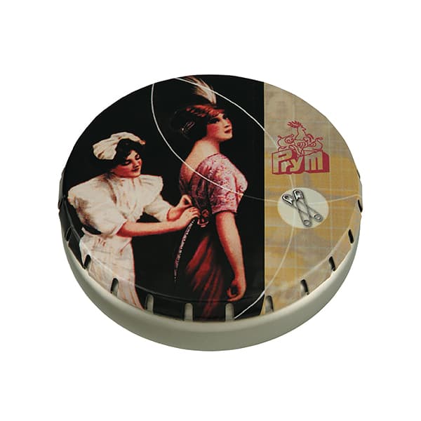 Булавки английские 27/38/50мм в железной банке 36шт