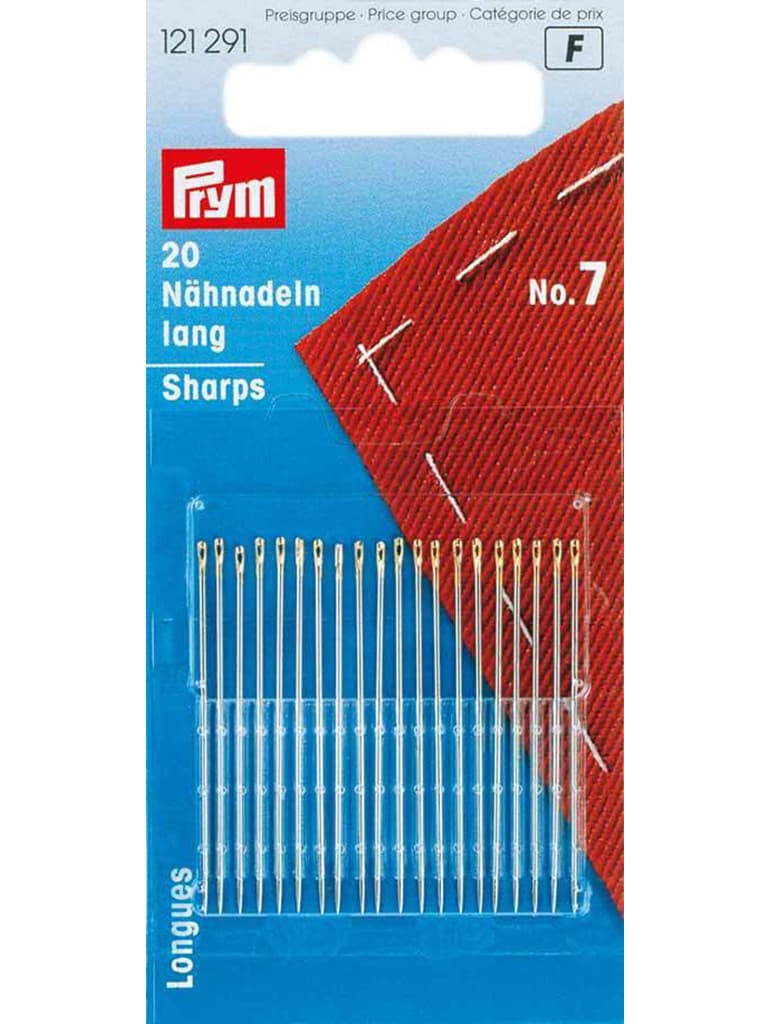 Иглы для шитья №7 20шт