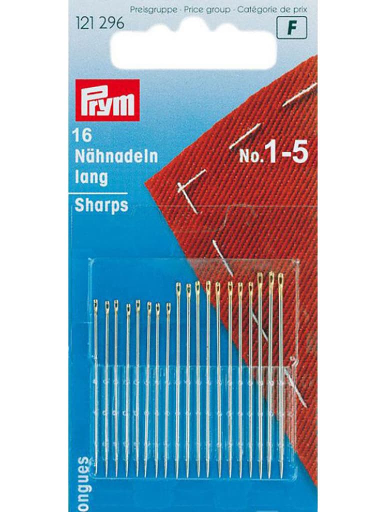 Иглы для шитья №1-5 16шт