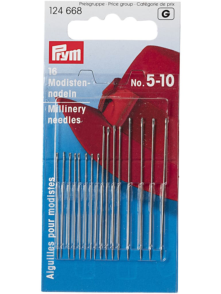 Иглы шляпные №5-10 16шт