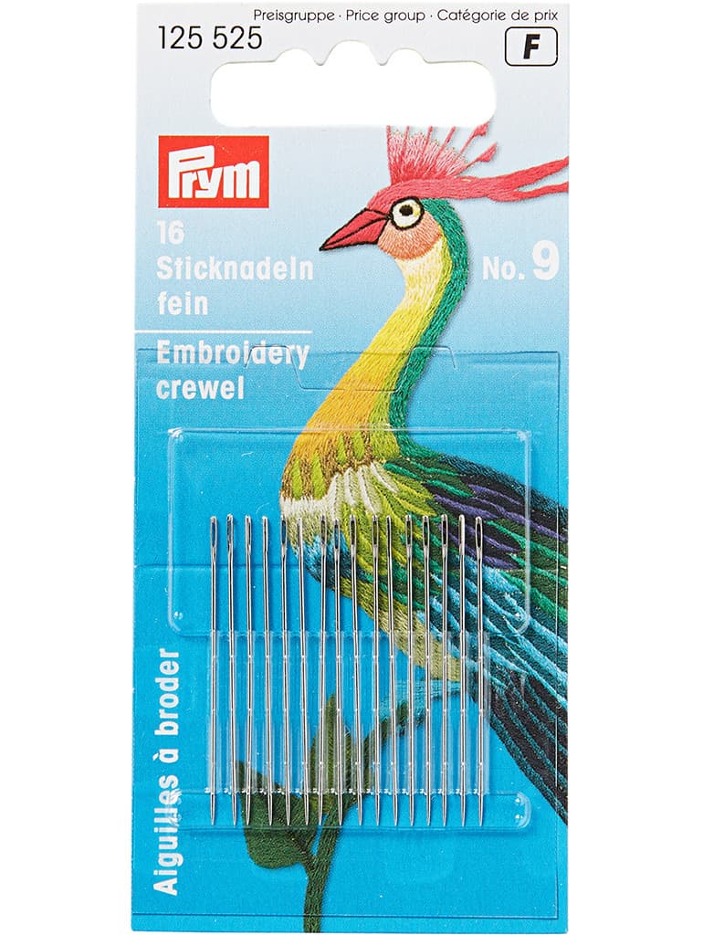 Иглы для вышивания гладью №9 16шт