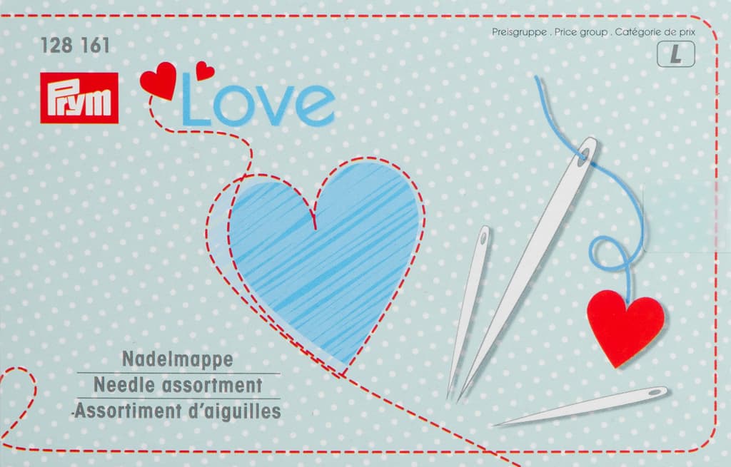 Набор игл "Love" для шитья и штопки 29шт с нитевдевателем