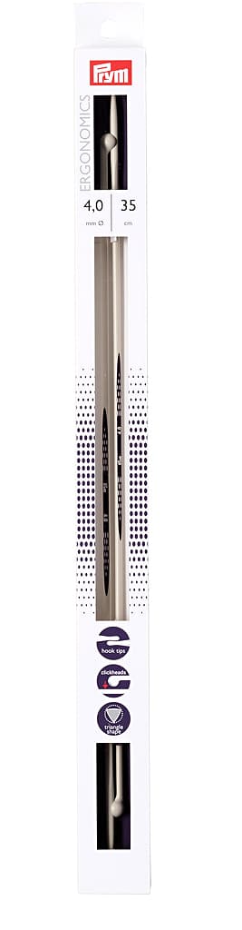 Спицы эргономичные Prym Ergonomics 35см/4,0мм (2шт)